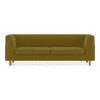 Rubik Premium 3 Seater Fabric Sofa in Olive Green Colour