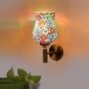 Devansh Metal Electric Wall Light in Gold Colour with Multi Shade Count of 1 Light