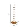 Hanging Flower Urli With Stand Set In Gold Colour