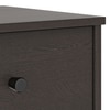 Hazel Engineered Wood Bedside Table in Dark Wenge Finish
