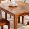 Mercury Solid Wood Dining Table in Honey