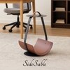 Sculptural Iron Side Table in Brown Colour