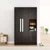 Hexa Red Wooden 4 Door Wardrobe with Hanging Space in Flower Wenge Colour