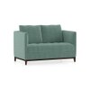Florence Compact Sofa Set (Colour : Dusty Turquoise Velvet , Seater : 2+1+1)
