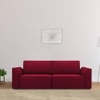 Cacef 3 Seater Pull Out Sofa cum Bed  in Maroon Colour