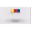 Color Play Study Table - White