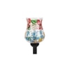 Cary Black Glass Shade Floor Lamp