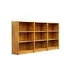 Hexa Engineered Wood Bookshelf Multipurpose Storage Rack in Giant Wood Colour