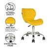 Beautiful Leatherette Dining Chair in Yellow Colour