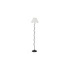 Bertram Black Cotton Shade Floor Lamp