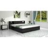 Kaito Engineered Wood Queen  Size Bed With Box Storage (Wenge Finish)