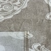 Lior Beige Floral 400 TC Cotton Flat Queen Size Bedsheet with 2 Pillow Covers – Threads