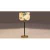 Multicolor cotton with Metal Gold Table Lamp