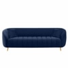Nero Velvet 3 Seater Sofa in Navy Blue Colour