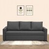 Akron 3 Pull Out Sofa Cum Bed In Dark grey Colour