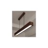 Artline 36 Brown Solid Wood Single Hanging Light