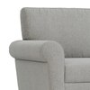 Oxford 2 Seater Fabric Sofa in Vapour Grey Colour