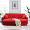 Universe Solid Wood Sofa cum Bed in Red