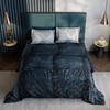 Stoa Paris Super King Size 100% Cotton Bedsheet with 2 Pillow Covers  Size Blue White