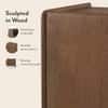 Koro Solid Wood Sideboard In Amber Walnut Finish