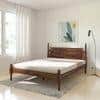 Sovereign Solid Wood Queen Size Non Storage Bed In Provincial Teak Finish