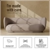 Plushprestige Wood 3 Seater With Upholstery Non Storage Sofa In Grey Colour