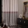 Stoa Paris Satin Long Door Curtain, 70% Blackout Curtains, Sun Protection, Set of 2, Versailles - Noble Rose