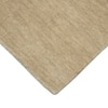 Jackson Ivory Solid Woven Wool 5X3 Feet Carpet
