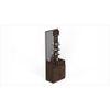 Darci Engineered Wood Dressing Table Mirror with Shelves, Bangle Holder & Hooks (Wenge)