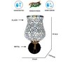 Devansh Metal Electric Wall Light in Black Colour with White Shade Count of 1 Light