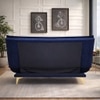 Bliss 3 Seater Sofa Cum Bed In Blue Colour