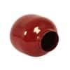Metal Flower Pot In Maroon Colour