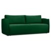 Vantella 3 Seater Fold Out Sofa Cum Bed In Green Colour