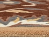 Presto Brown Traditional Hand Tufted Wool Carpet 5X8 Feet