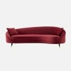 Corpen Fabric Sofa (Maroon)