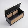 Canora Solid Mango Wood Storage Trunk Black