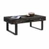 Reed Coffee Table in Black Finish