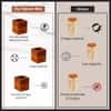 Wooden Spoon And Fork Holder