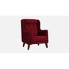 Ruby Accent Chair in Maroon Colour