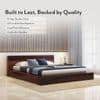 Duetto Solid Wood King Size Bed In Two Tone Finish