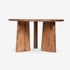 Perivelle Grace Solid Wood 4 Seater Dining Table in Brown Finish
