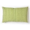 Embellished Lime Lumbar Cushion Cover