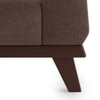 Granada Essential 2 Seater Fabric Sofa in Daschund Brown Colour