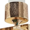 Eliante Modern Wall Lights Mild Steel & Glass Material Gold & White Finish