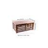 Erickson Sheesham Wood Coffee Table In Teak Finish