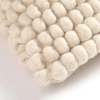 Popcorn Textured Handwoven Woolen Lumbar Cushion Cover