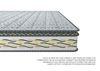 Pixel Cooling Copper Gel Memory  High Resilience (HR) Foam Mattress