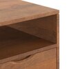 Zephyr Storage Coffee Table in Amber Walnut Finish