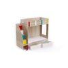 Pinwheels Bunk Bed with Storage in Oak Colour BKBB040