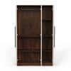Maltein 3 Door Engineered Wood Wardrobe In Brown Maple & White Finish
